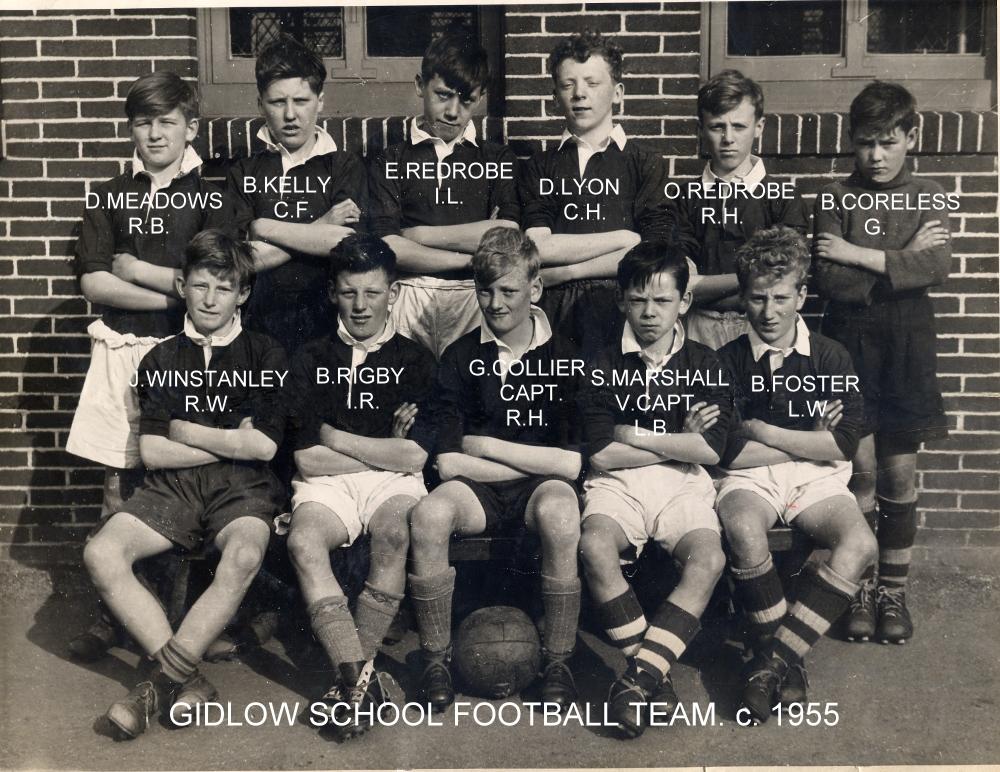 Gidlow Football Team c.1955 Gidlow Football Team c.1955