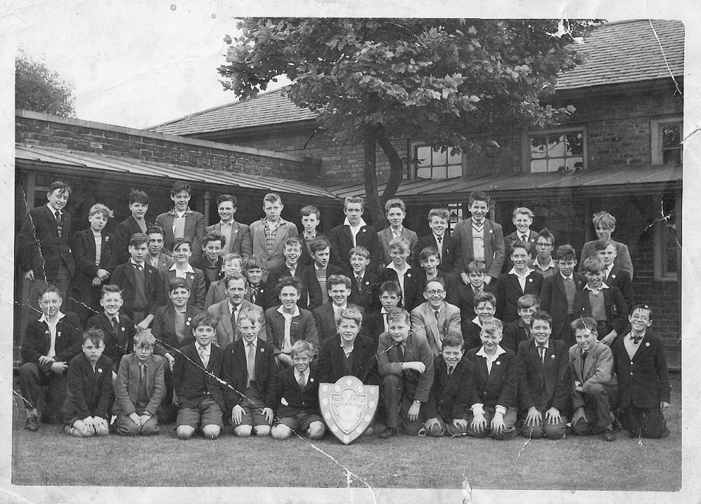 All Saints - St Andrews House (blue badge) with the Work Shield circa 1961/2 