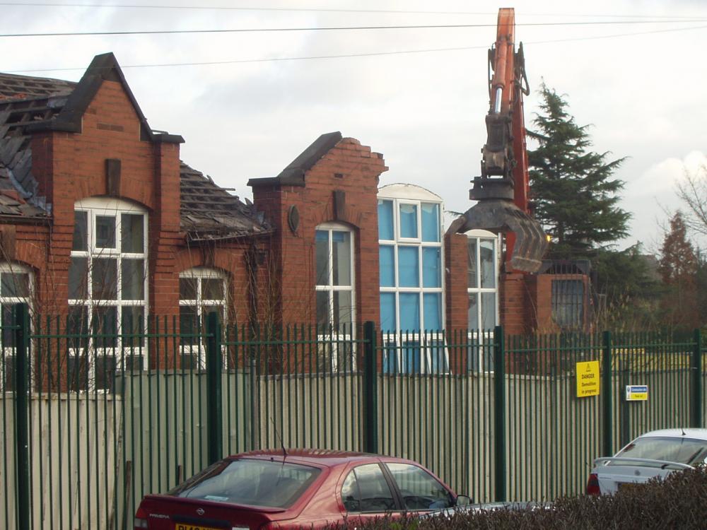 Demolition of the school,January 2010