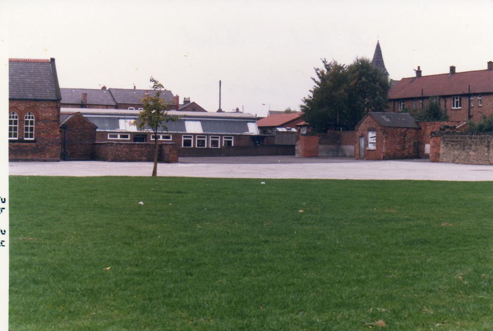 Extension to main building. 