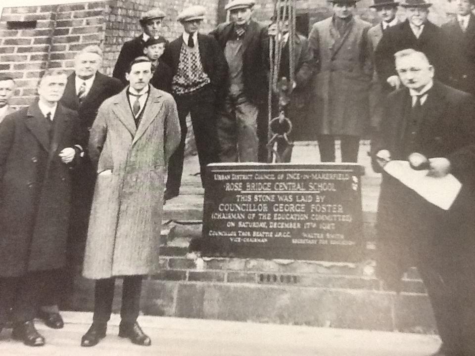 Laying Foundation Stone