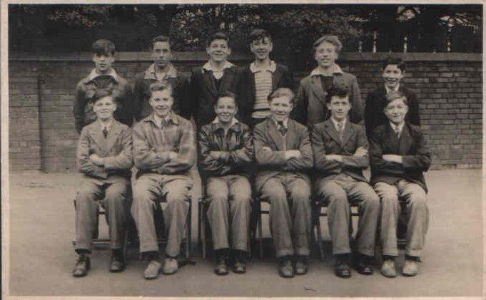 Pupils at Highfield Secondary School, 1951-2.
