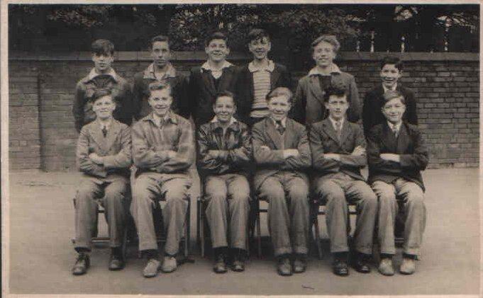 Pupils at Highfield Secondary School, 1951-2. Pupils at Highfield Secondary School, 1951-2.