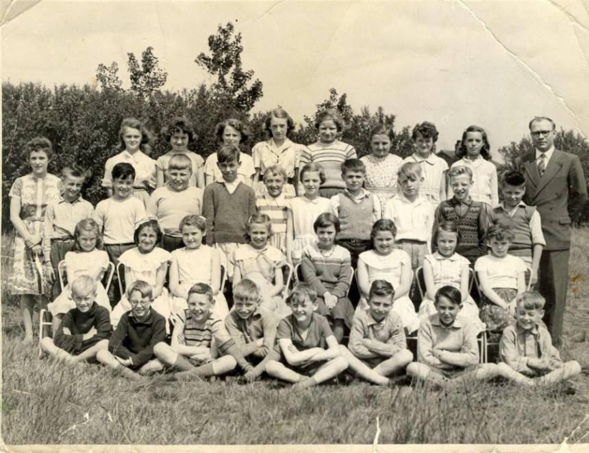 Abram Collieries School. Top Class 1959/60.