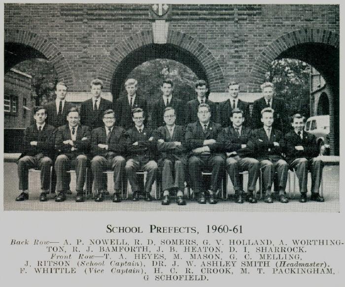 Wigan Grammar School 1961 Wigan Grammar School 1961
