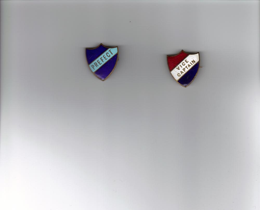 School Badges from 1958-59 School Badges from 1958-59
