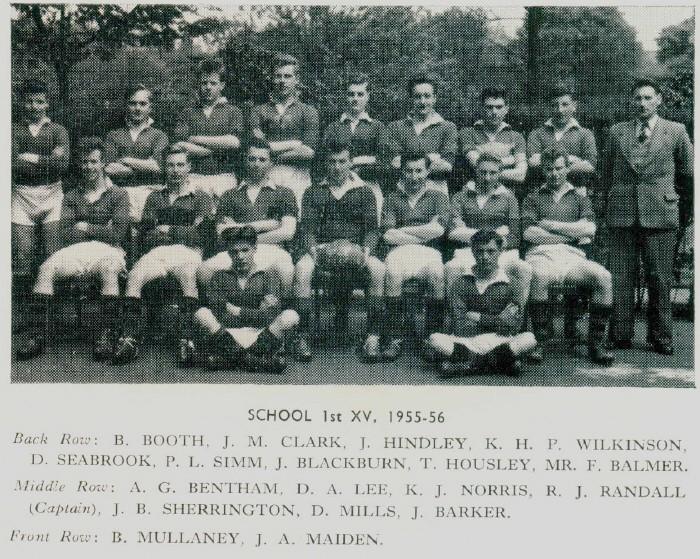 Wigan Grammar School 1956
