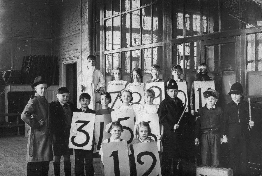 St Nathaniels, Platt Bridge, school play, November 1955.