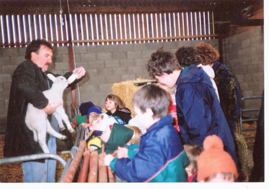 New Springs Nursery trip to Greenslate Farm, Billinge 1991 New Springs Nursery trip to Greenslate Farm, Billinge 1991