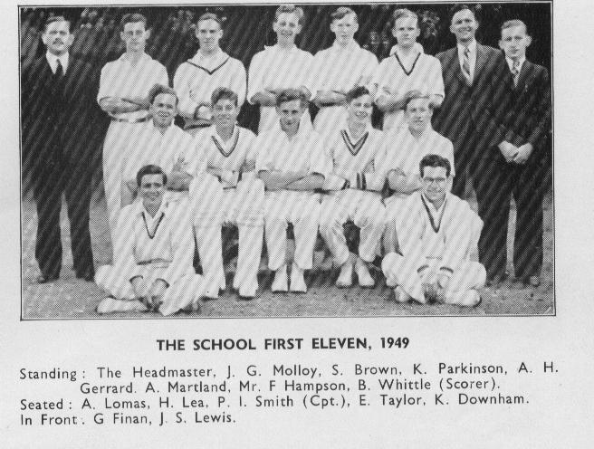 School first eleven 1949 School first eleven 1949