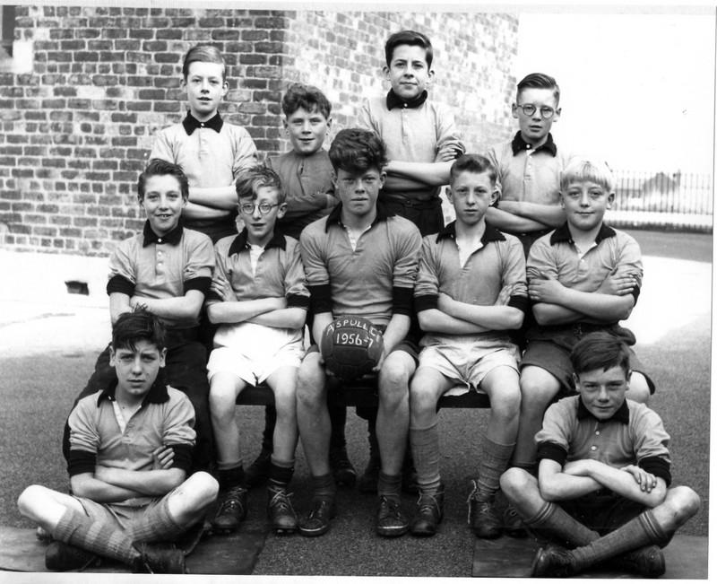 Aspull C of E football team 1956/7 Aspull C of E football team 1956/7