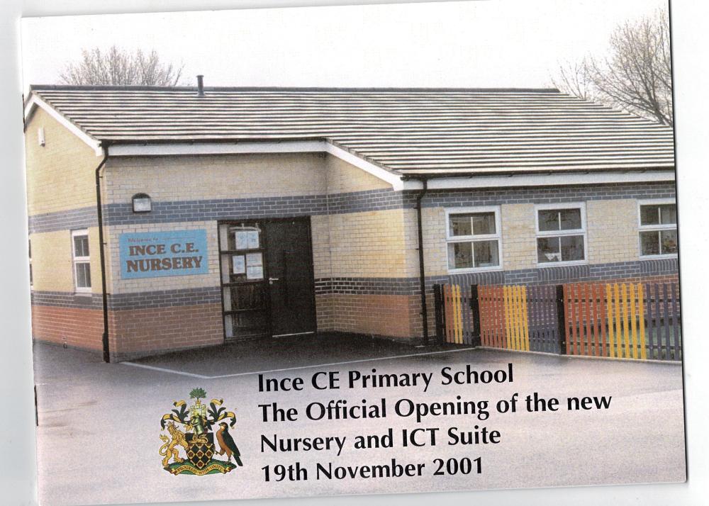 Official Opening Brochure 19th November 2001. cover