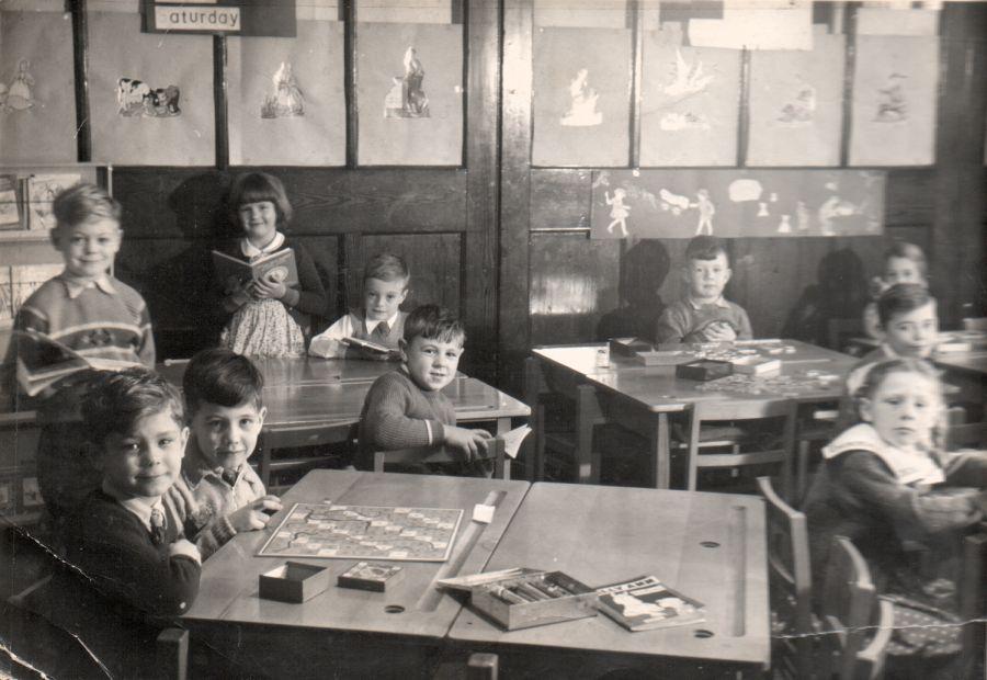 St Nathaniels Junior School in 1957/58.