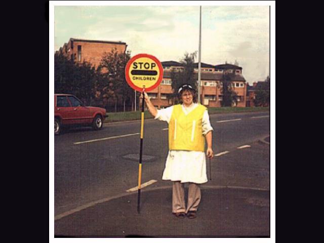 Mum on lollypop duty