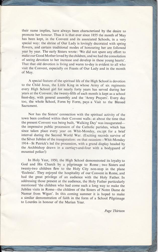 Notre Dame Centenary Souvenir Booklet 1954 Notre Dame Centenary Souvenir Booklet 1954