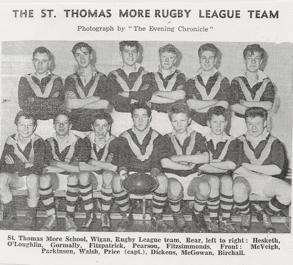 St Thomas More Senior Team 1961 St Thomas More Senior Team 1961