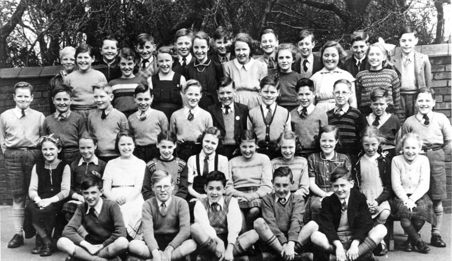 Highfield Junior School, c1953. Highfield Junior School, c1953.