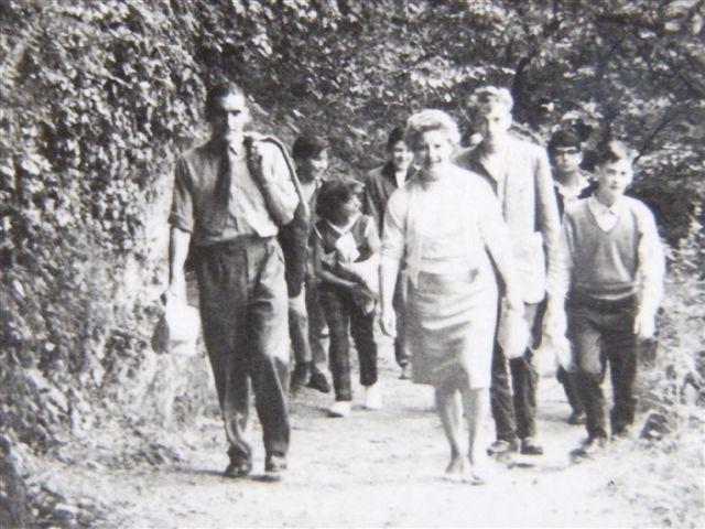 Walking back to the castle - Germany 1960