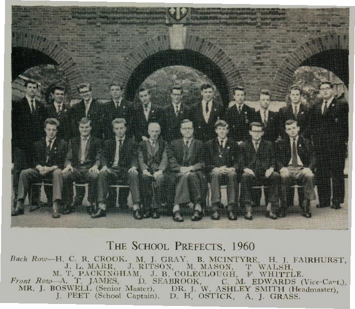 Wigan Grammar School 1960 Wigan Grammar School 1960