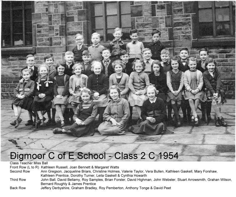 Digmoor C of E School Class 2 c1954 Digmoor C of E School Class 2 c1954