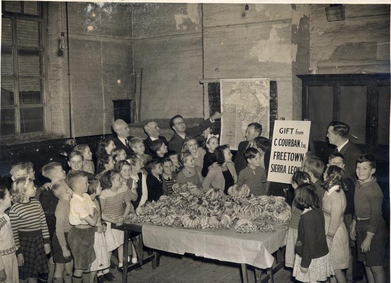 Photograph No3. Distribution of Bananas 19th September 1950 Photograph No3. Distribution of Bananas 19th September 1950
