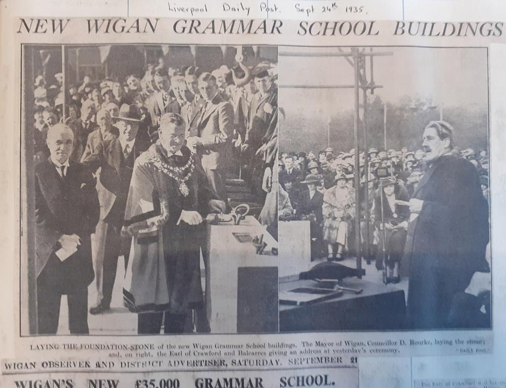  Laying Foundation Stone