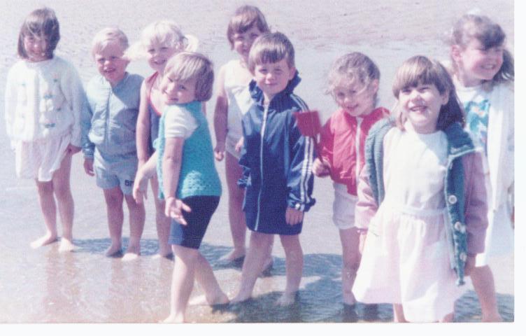 New Springs Nursery seaside trip 1984 New Springs Nursery seaside trip 1984
