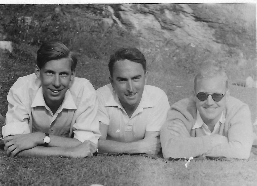 Peter Peacock, Dacre Brown, and Roy Robinson. Switzerland 1953 Peter Peacock, Dacre Brown, and Roy Robinson. Switzerland 1953