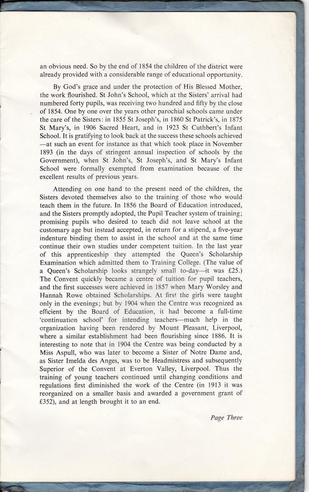 Notre Dame Centenary Souvenir Booklet 1954 Notre Dame Centenary Souvenir Booklet 1954