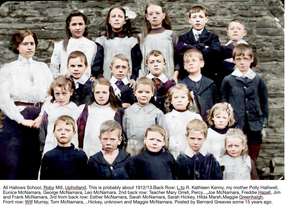 All Hallows School, Roby Mill, Upholland - Colourised All Hallows School, Roby Mill, Upholland - Colourised