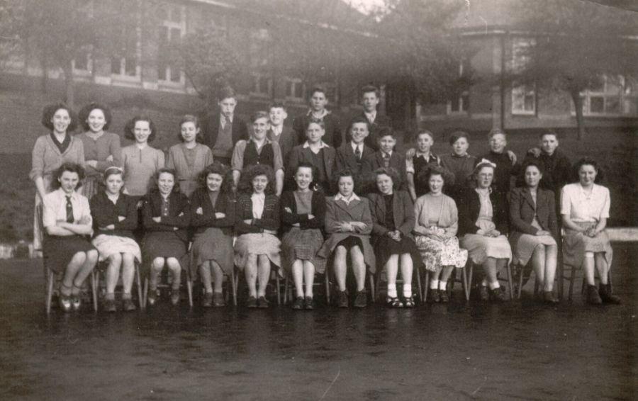 Whelley Secondary School pupils, c1949.