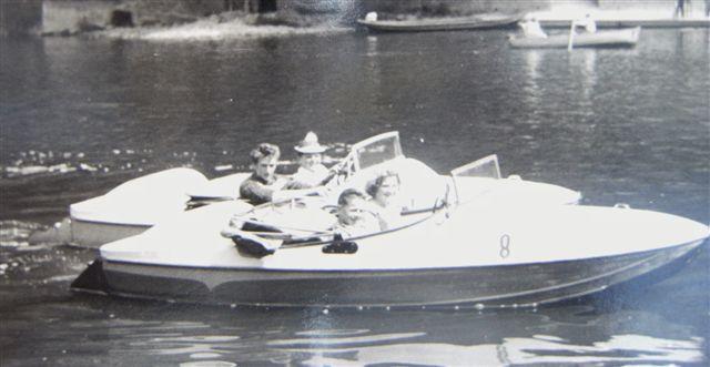 On the lake in 1960 on Germany school trip On the lake in 1960 on Germany school trip