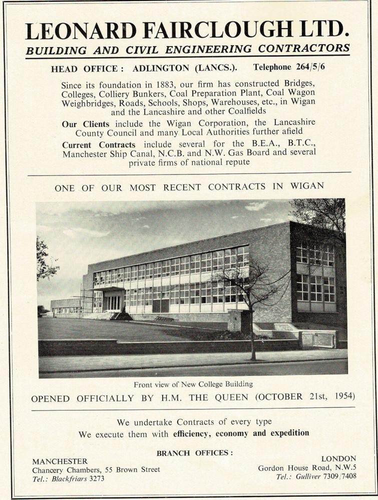 LEONARD FAIRCLOUGH ADVERT