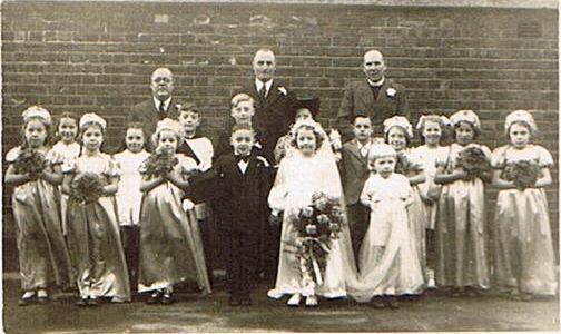 Mock Wedding, c1948.