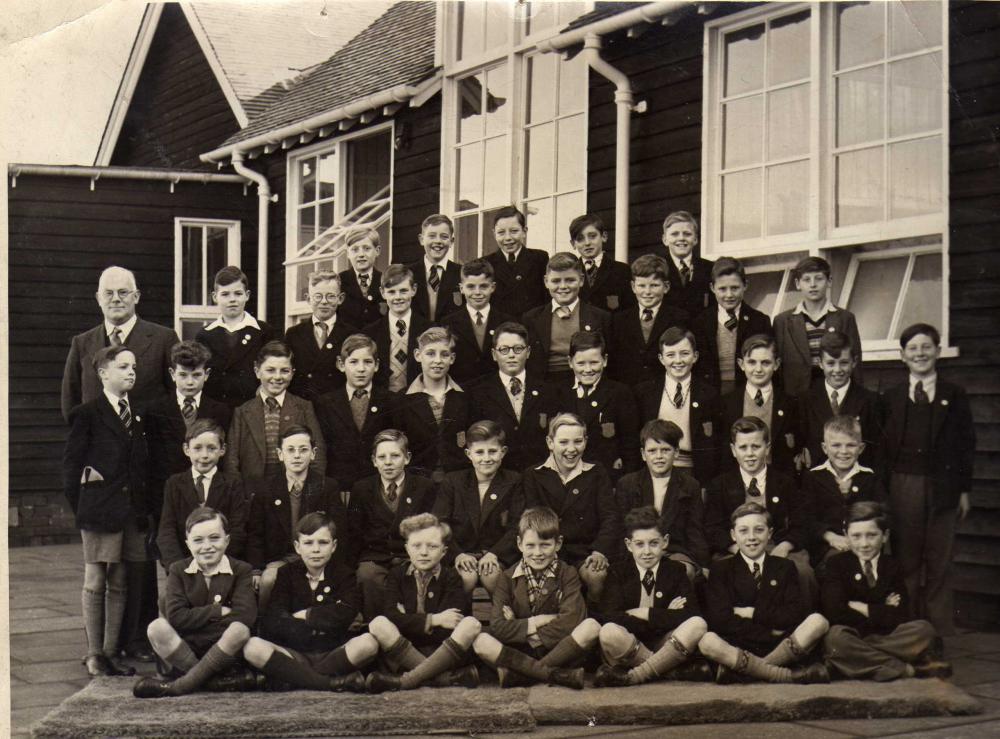 Ashton Secondary Modern 1953-54 Mr Derbyshire 