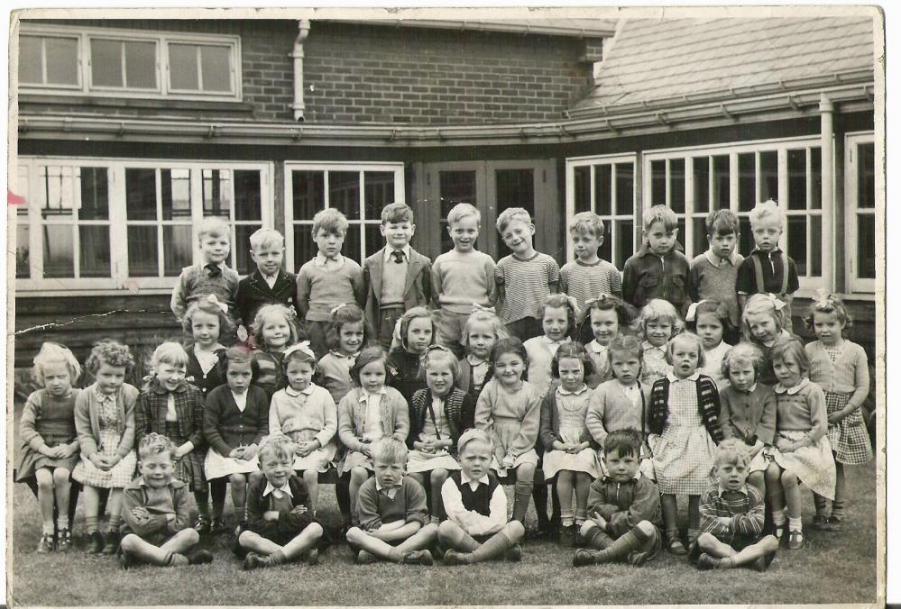 Golborne infants class photo 1955. Golborne infants class photo 1955.