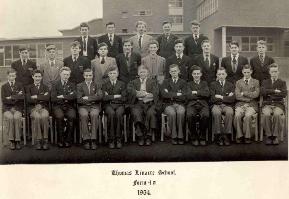 Thomas Linacre School, Form 4A, 1954.
