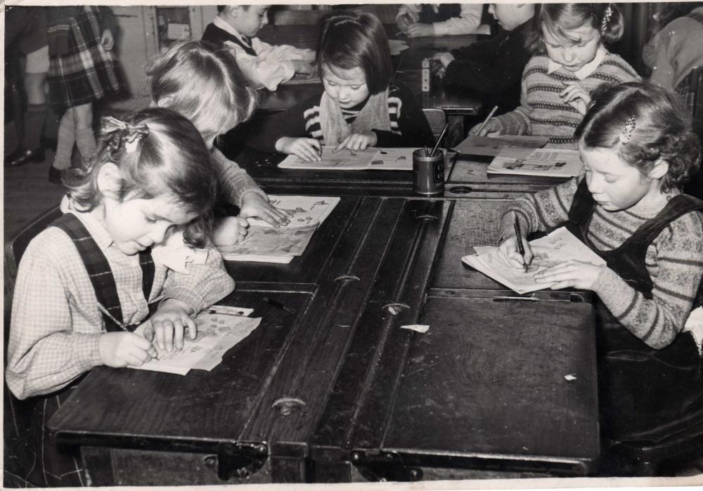 St Wilfrid's infant school 1954/55