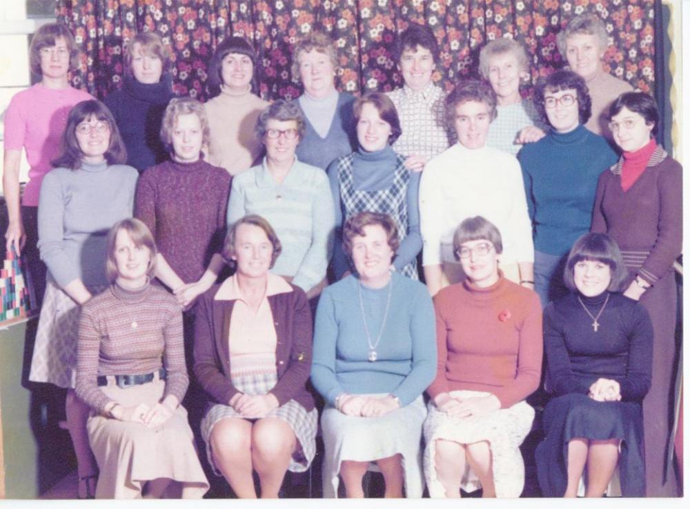 School staff 1977 School staff 1977
