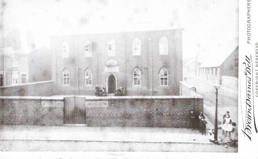 the old parochial hall and one of the houses on the pow willock