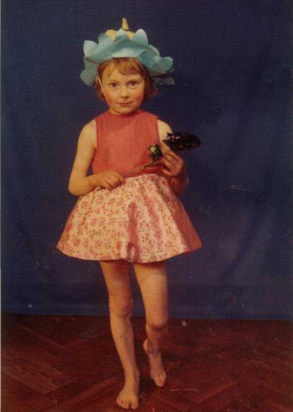 Panto - Susan Johnson as a fairy, c1961.