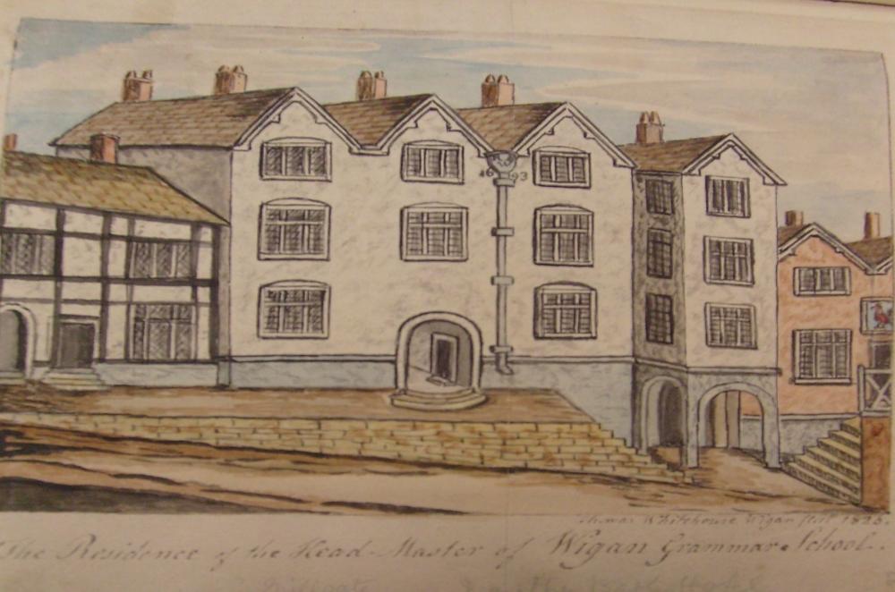GRAMMAR SCHOOL HEADMASTER'S HOUSE.  MILLGATE. 1825