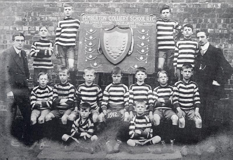 Pemberton Colliery School Rugby Team 1912 Pemberton Colliery School Rugby Team 1912