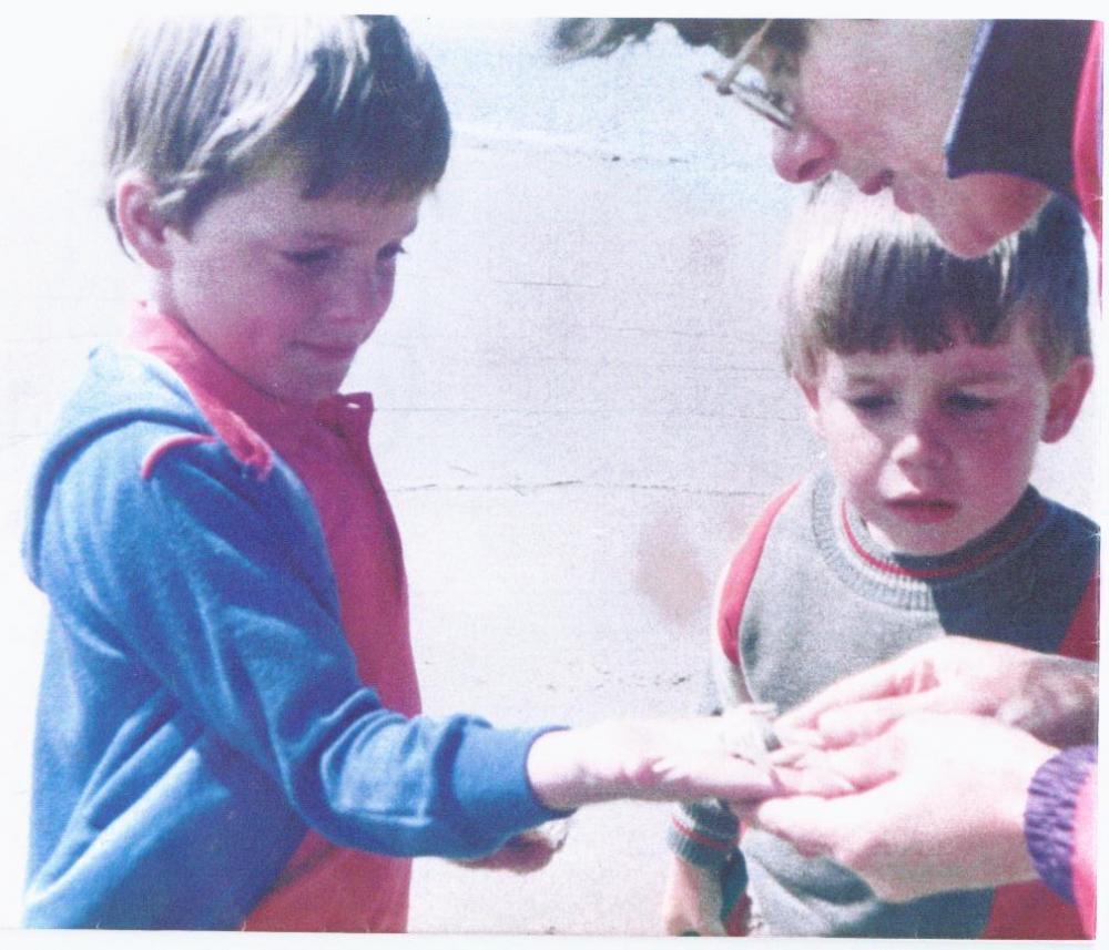 Aspull New Springs Nursery trip to the seaside 1984