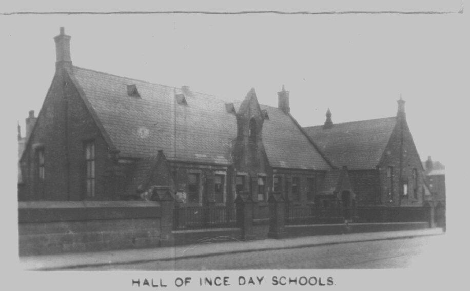 Hall of Ince Schools, 1927. Hall of Ince Schools, 1927.