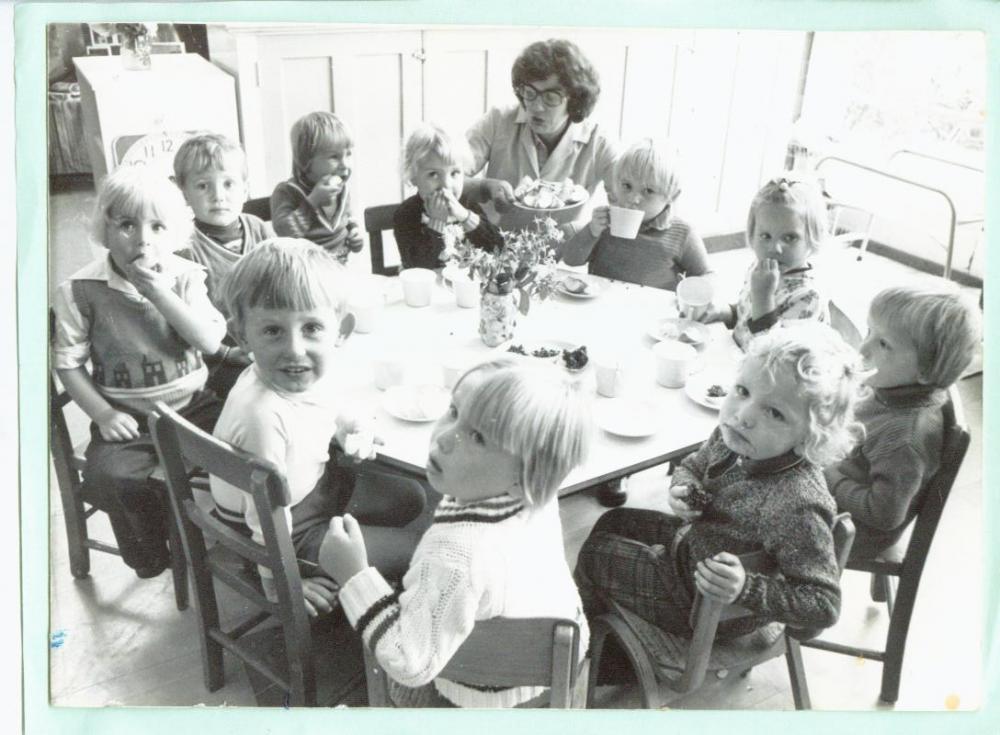 Snacktime in the nursery