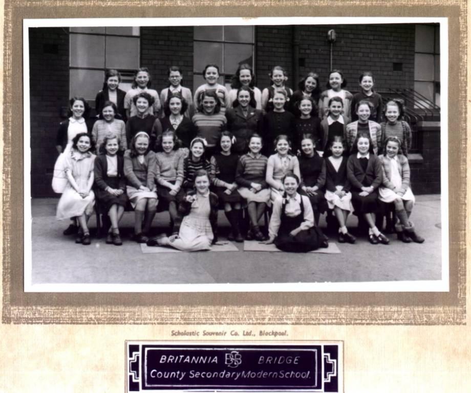 Britannia Bridge Secondary Modern School for Girls, 1951.