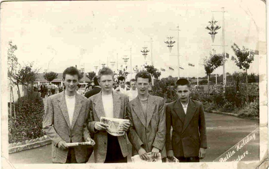 Rose Bridge lads at Butlins, c1957