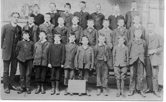 Spring View School pupils, early 1900's.