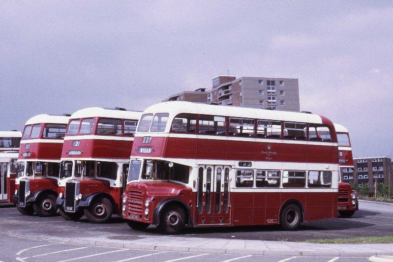 Wigan Corp. Buses